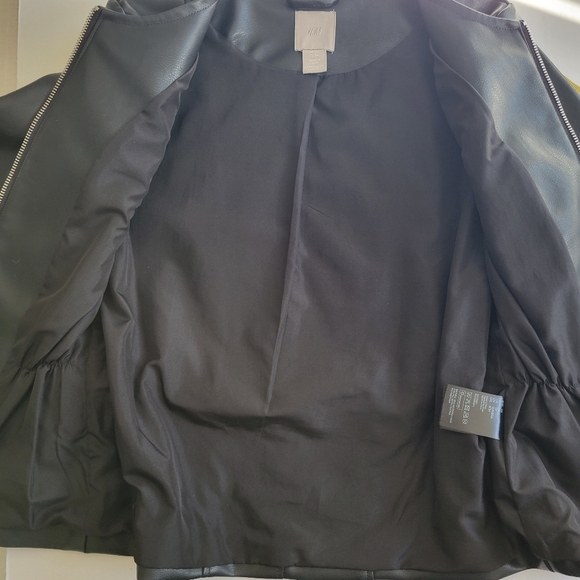 H&M Faux Leather Jacket. - Picture 7 of 8